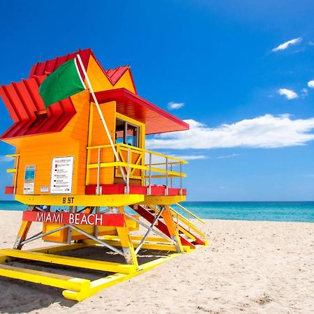 South Beach 2 Bedroom Family & Pet Friendly Apartment With Balcony & Free Parking ميامي بيتش المظهر الخارجي الصورة