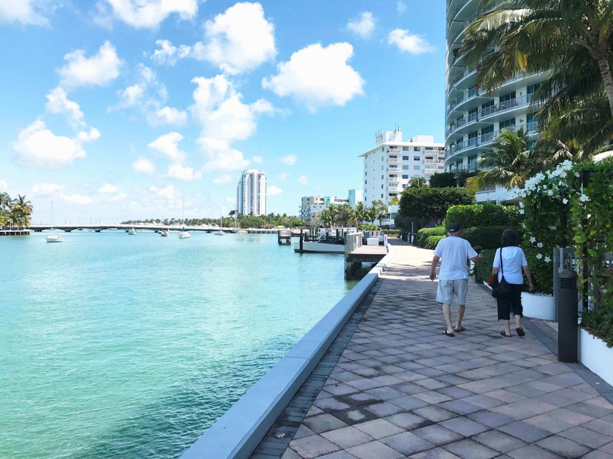 South Beach 2 Bedroom Family & Pet Friendly Apartment With Balcony & Free Parking ميامي بيتش المظهر الخارجي الصورة